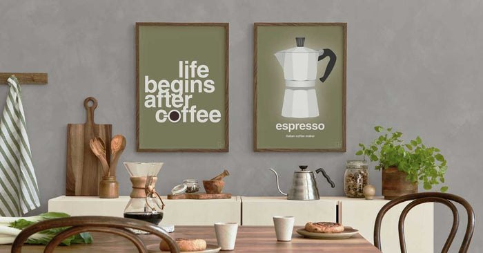 Plakater med Kaffe