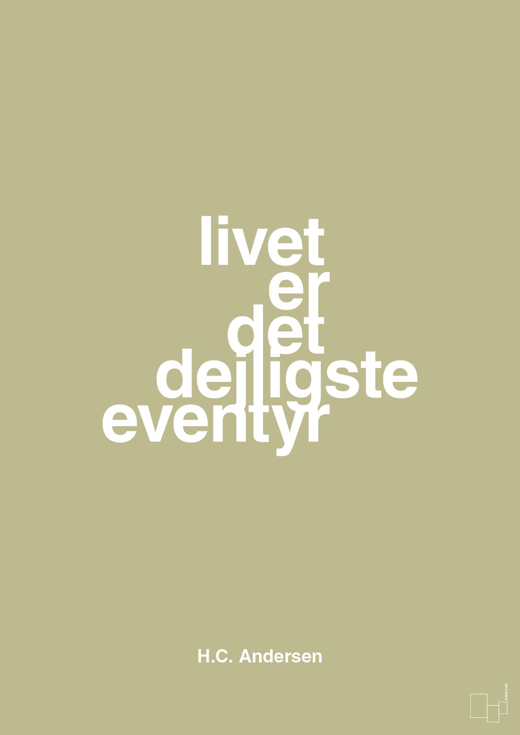 plakat: livet er det dejligste eventyr - back to nature-Forfatter-A1two3
