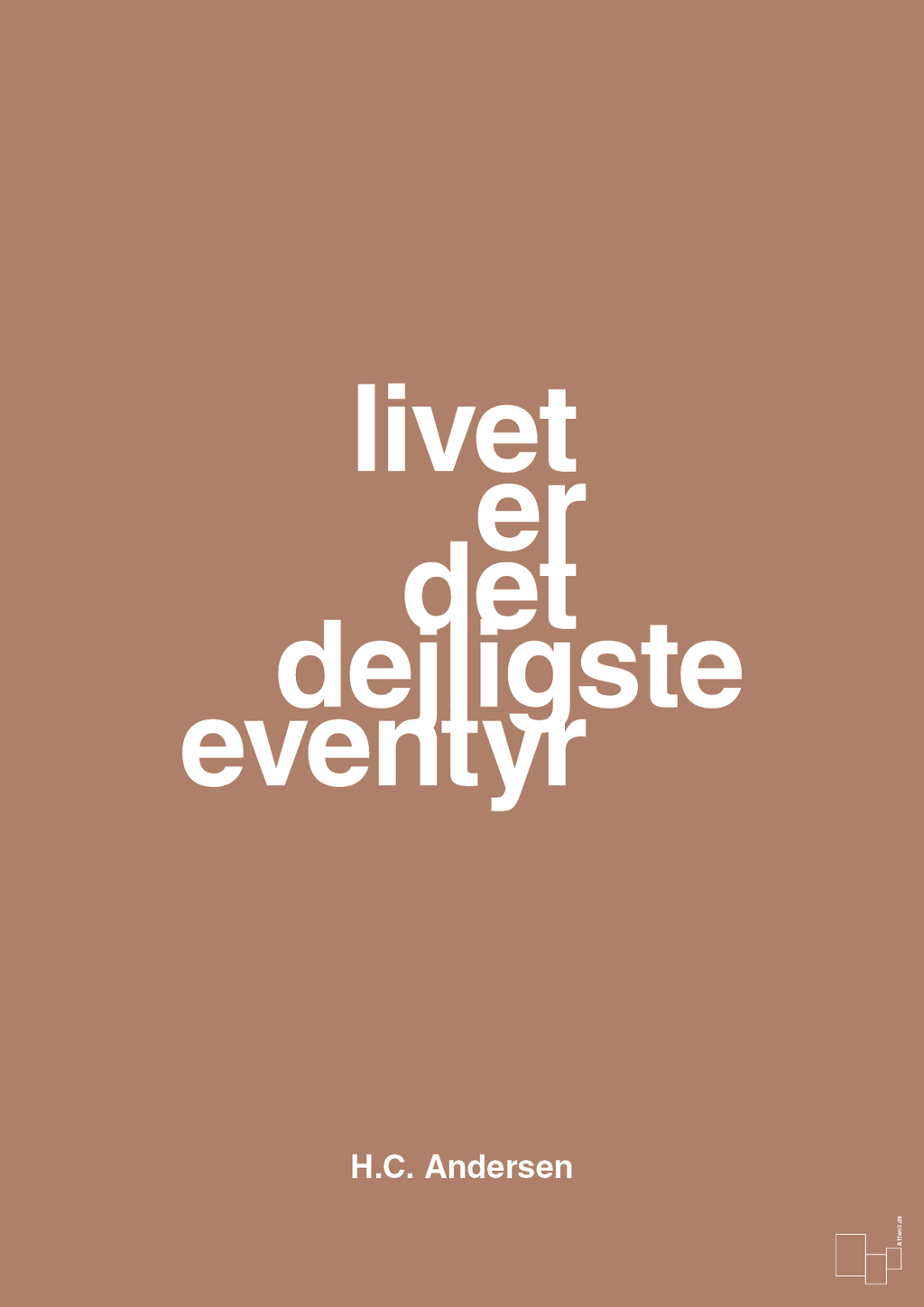 plakat: livet er det dejligste eventyr - cider spice-Forfatter-A1two3