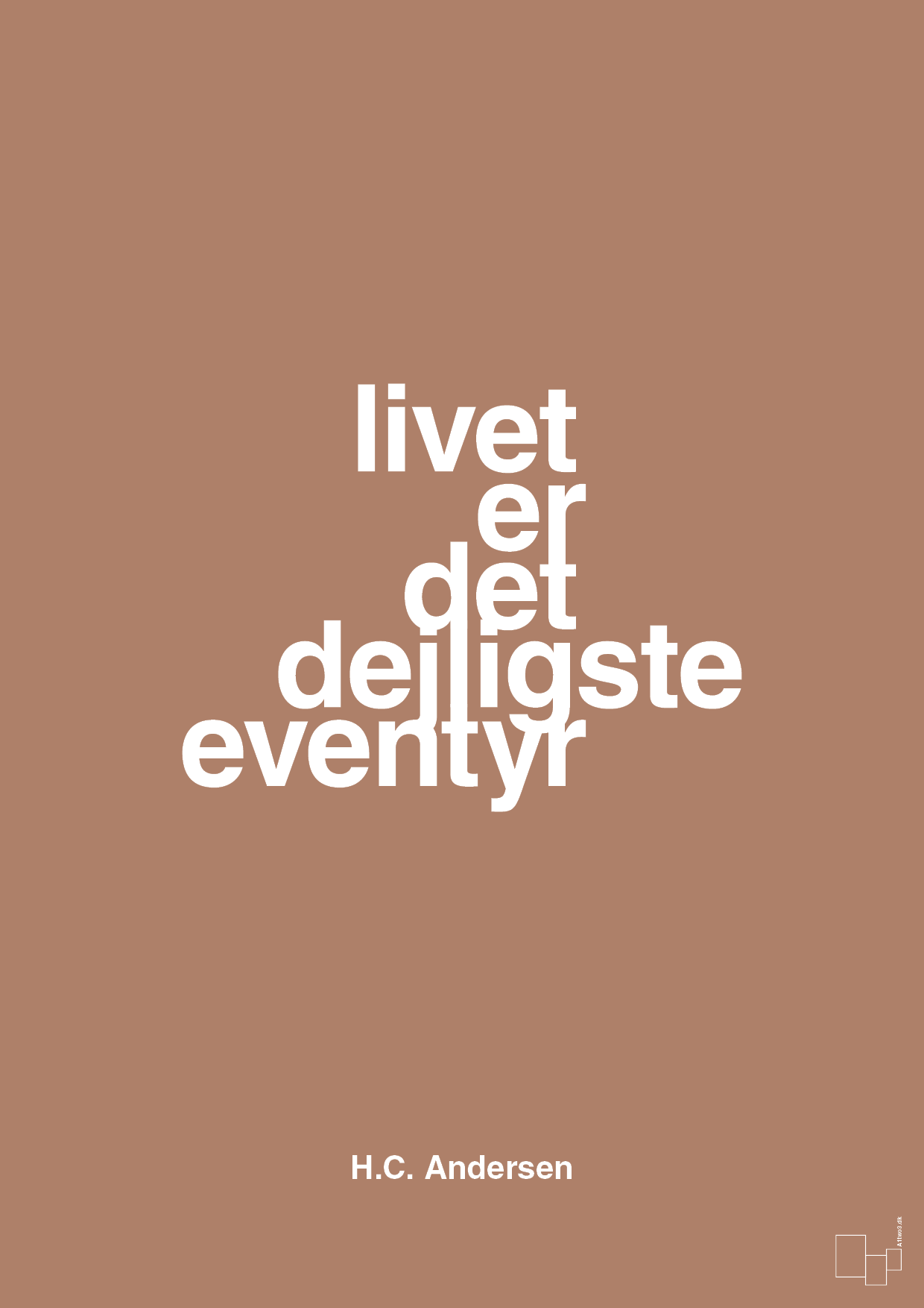 plakat: livet er det dejligste eventyr - cider spice-Forfatter-A1two3