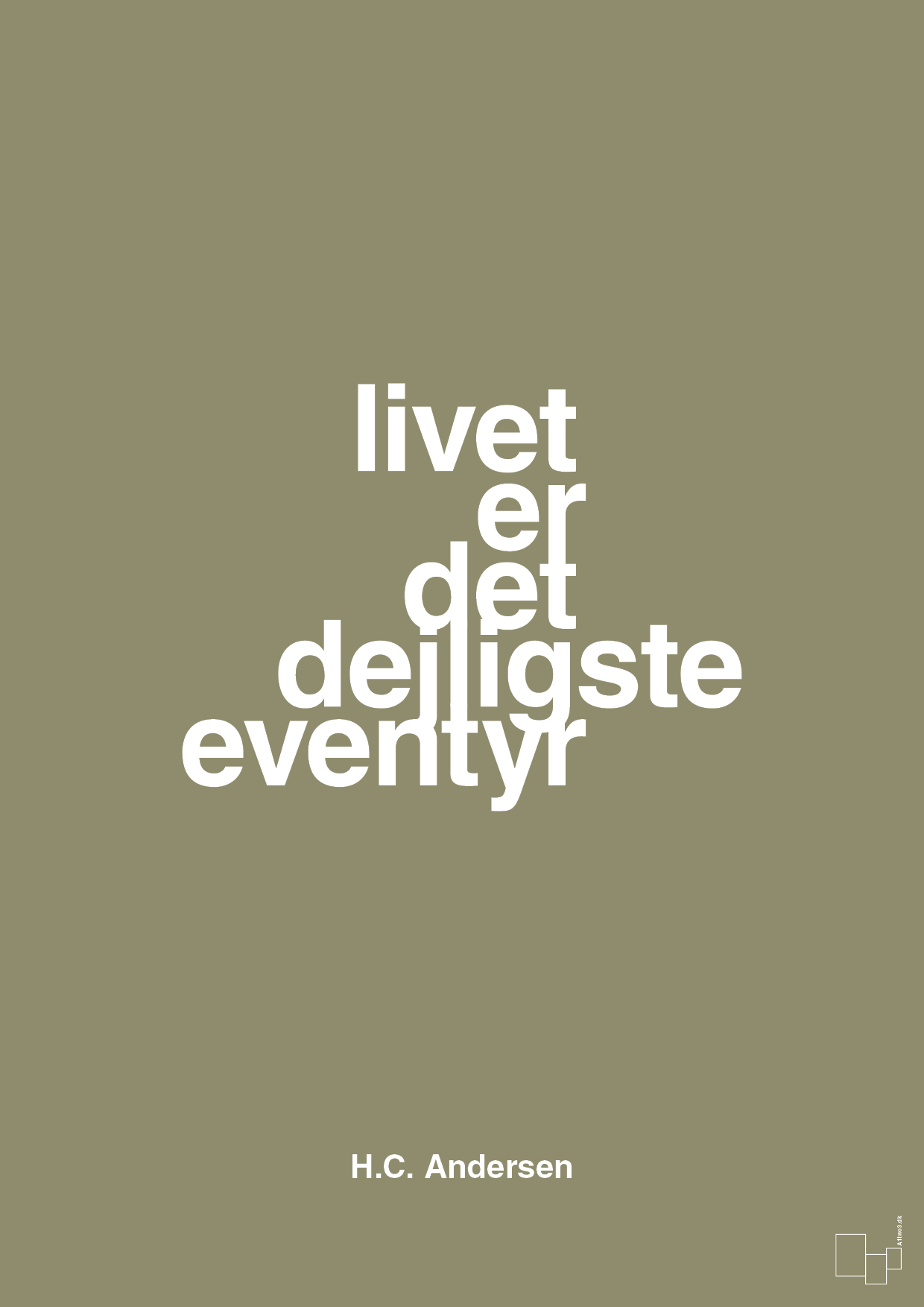 plakat: livet er det dejligste eventyr - misty forrest-Forfatter-A1two3