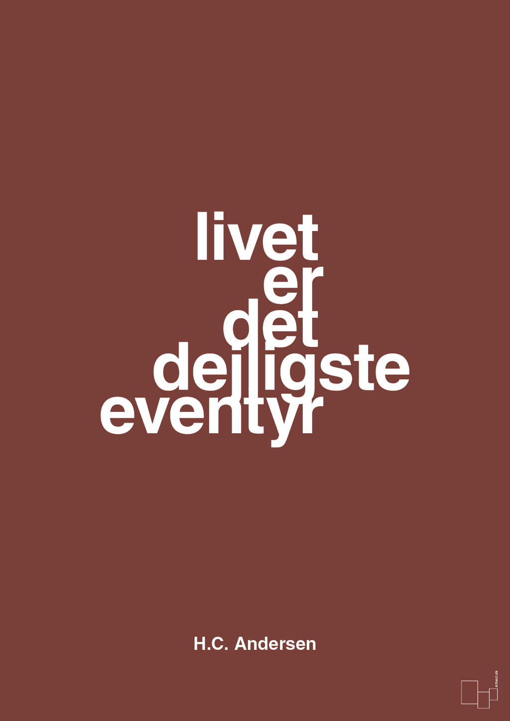 plakat: livet er det dejligste eventyr - red pepper-Forfatter-A1two3