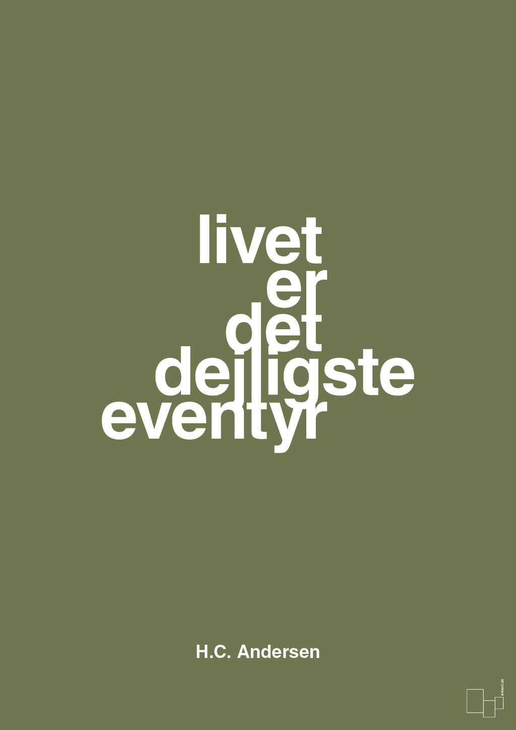 plakat: livet er det dejligste eventyr - secret meadow-Forfatter-A1two3