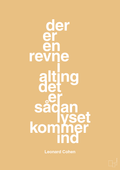 plakat: der er en revne i alting det er sådan lyset kommer ind - charismatic-Musiker-A1two3