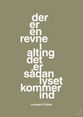 plakat: der er en revne i alting det er sådan lyset kommer ind - misty forrest-Musiker-A1two3