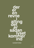 plakat: der er en revne i alting det er sådan lyset kommer ind - secret meadow-Musiker-A1two3