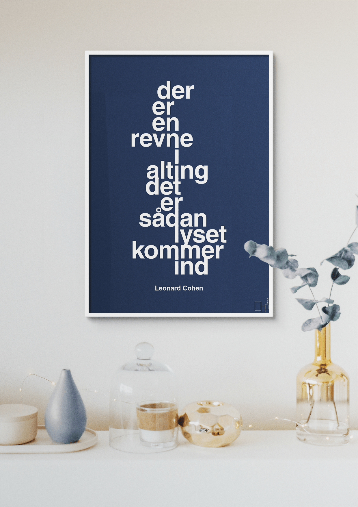 plakat: der er en revne i alting det er sådan lyset kommer ind - jade-Musiker-A1two3