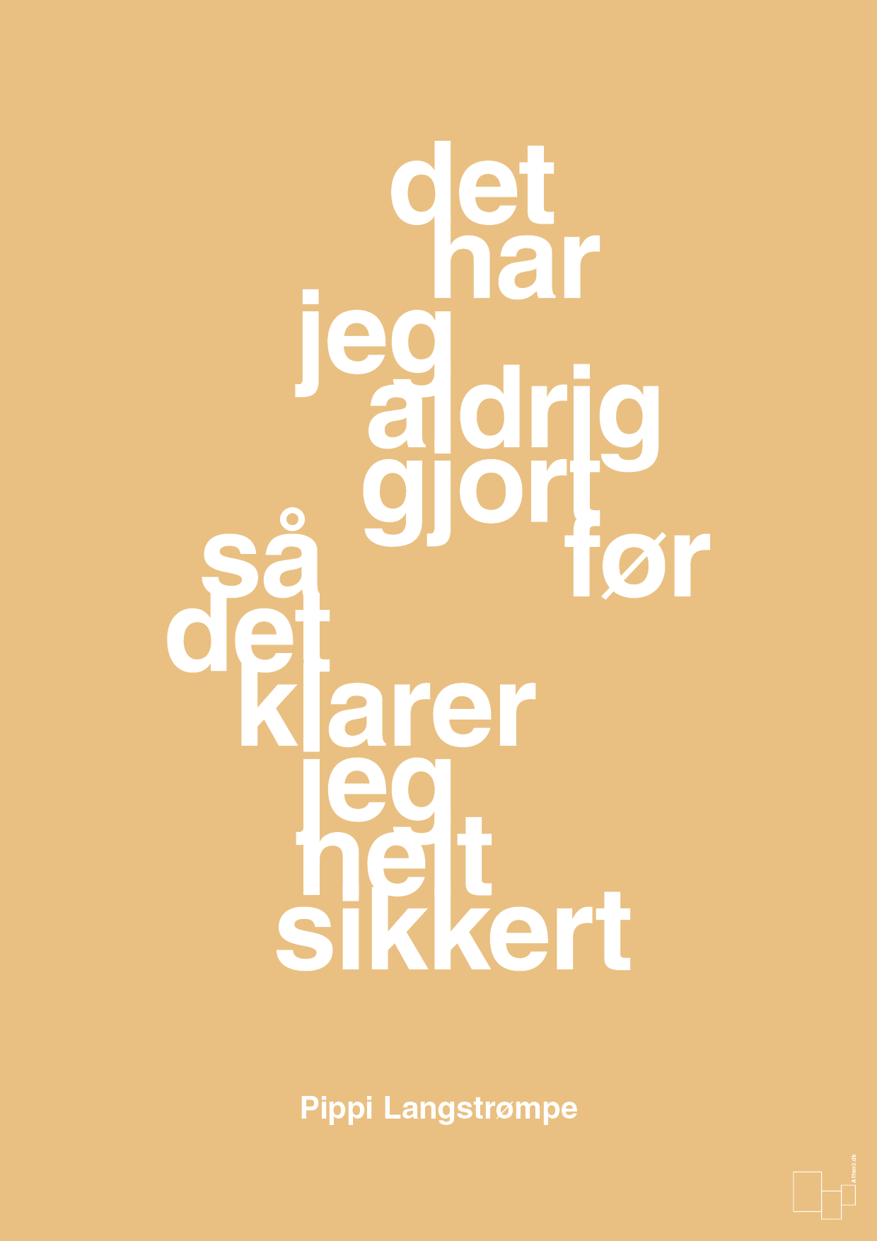 plakat: det har jeg aldrig gjort før så det klarer jeg helt sikkert - charismatic-Børnebogsfigur-A1two3