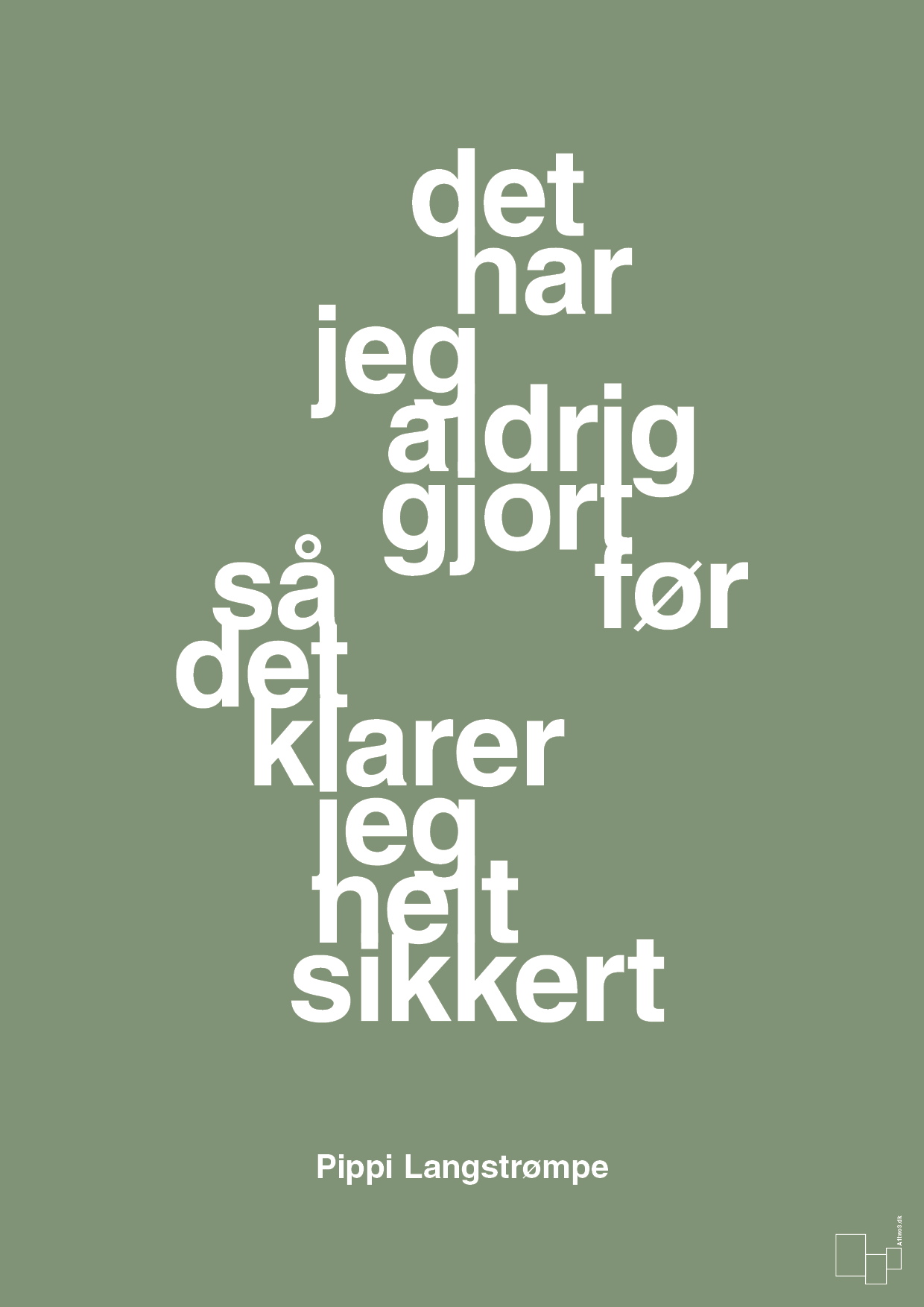 plakat: det har jeg aldrig gjort før så det klarer jeg helt sikkert - jade-Børnebogsfigur-A1two3