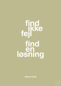 plakat: find ikke fejl find en løsning - back to nature-Opfinder-A1two3