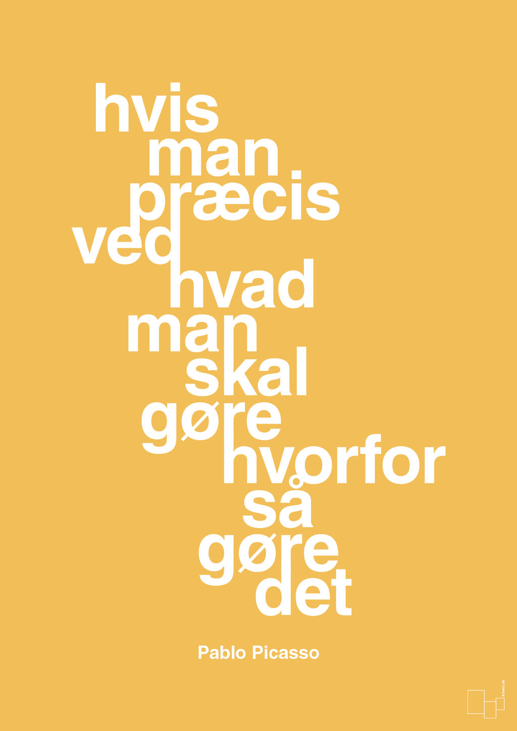 plakat: hvis man præcis ved hvad man skal gøre hvorfor så gøre det - honeycomb-Kunstner-A1two3