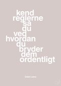 plakat: kend reglerne så du ved hvordan du bryder dem ordentligt - broken beige-Religion-A1two3