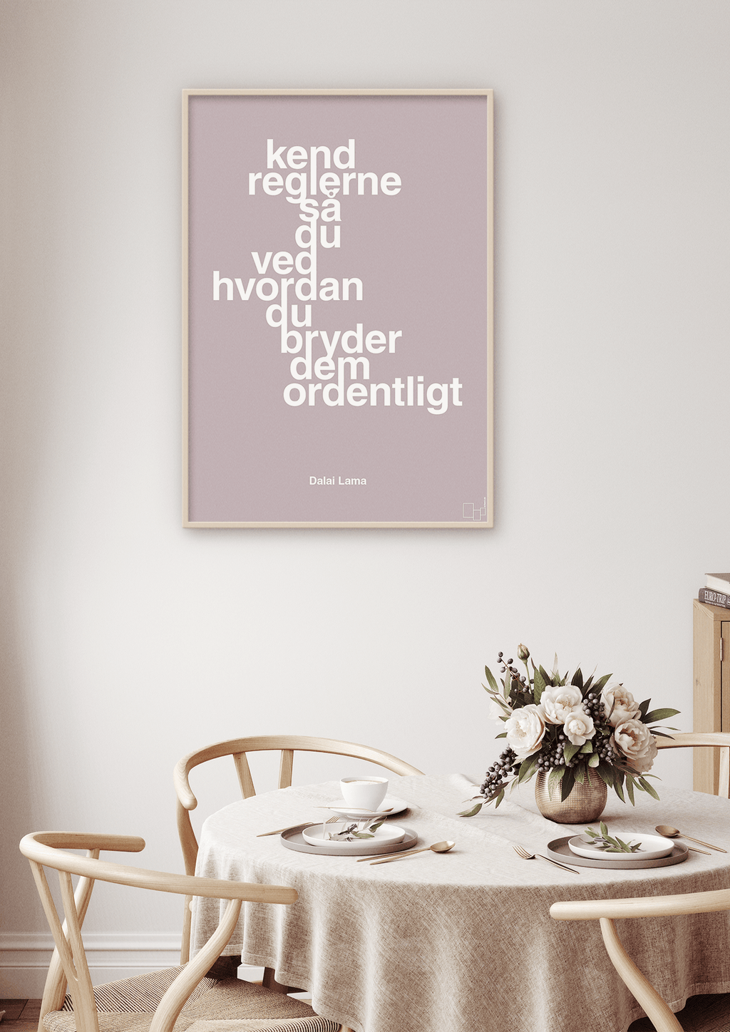 plakat: kend reglerne så du ved hvordan du bryder dem ordentligt - graphic charcoal-Religion-A1two3