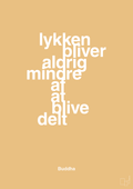 plakat: lykken bliver aldrig mindre af at blive delt - charismatic-Religion-A1two3