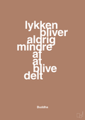 plakat: lykken bliver aldrig mindre af at blive delt - cider spice-Religion-A1two3