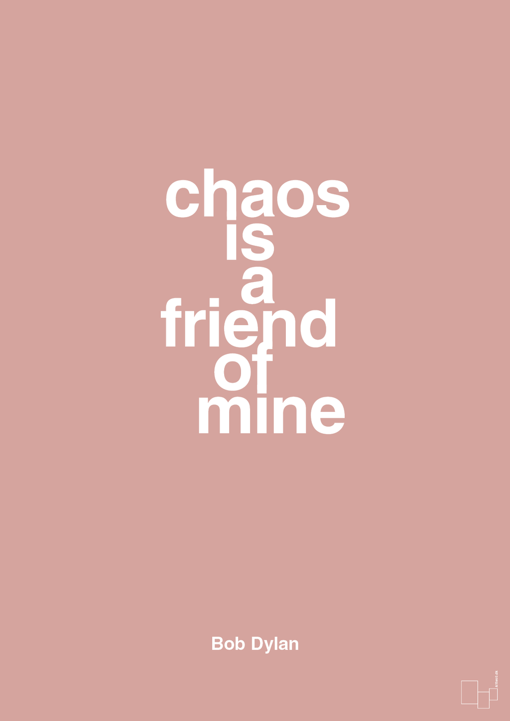 plakat: chaos is a friend of mine - bubble shell-Musiker-A1two3