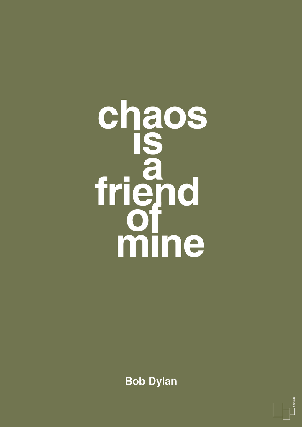 plakat: chaos is a friend of mine - secret meadow-Musiker-A1two3