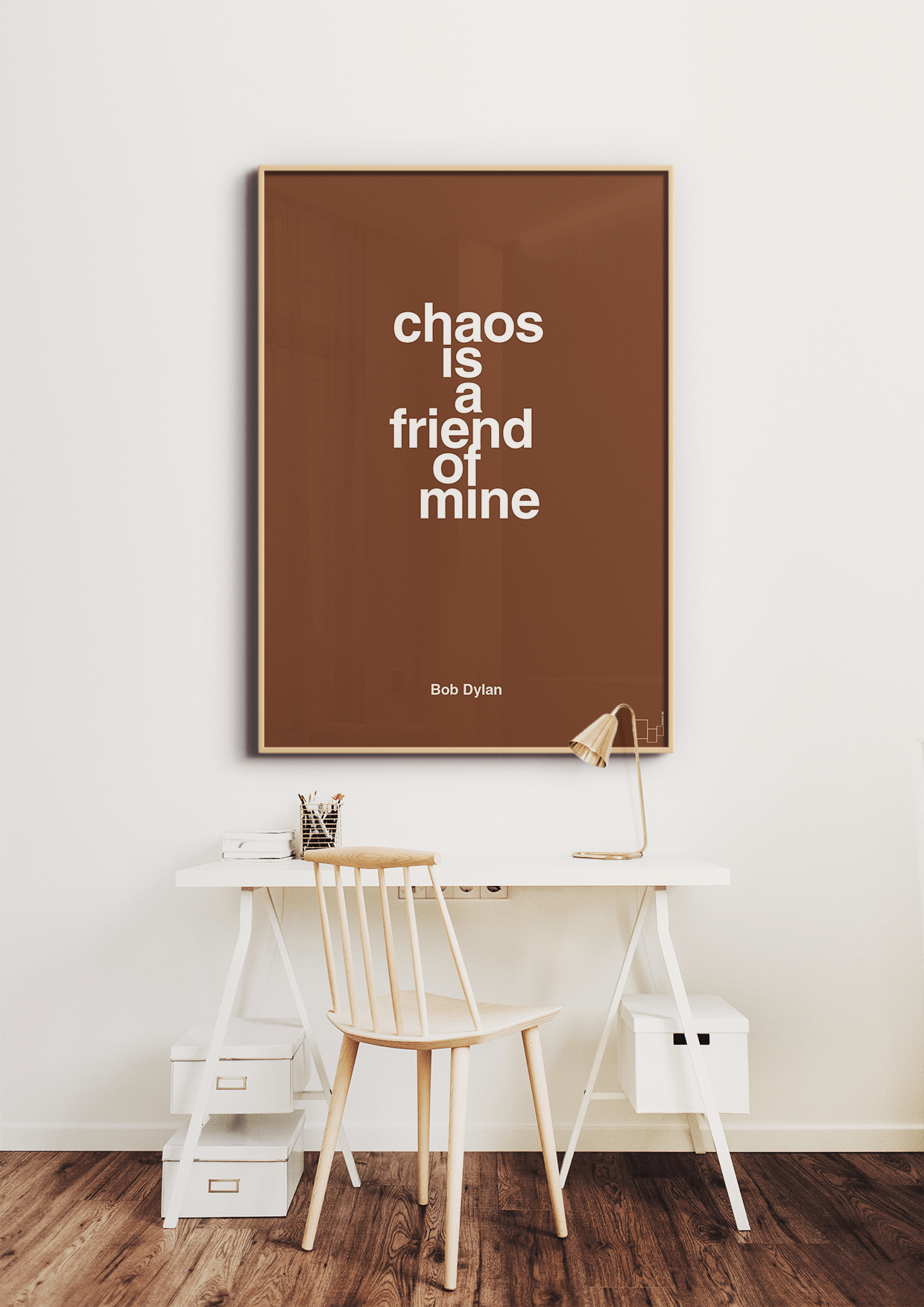 plakat: chaos is a friend of mine - lapis blue-Musiker-A1two3