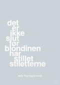 plakat: det er ikke slut før blondinen har stillet stiletterne - light drizzle-Politikker-A1two3