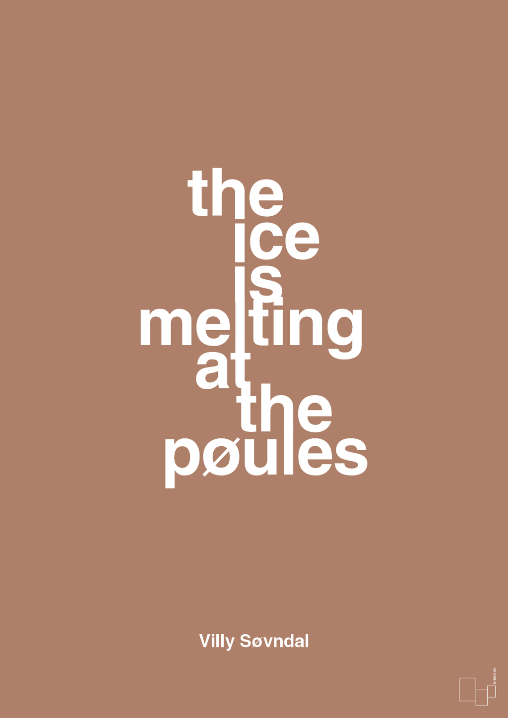 plakat: the ice is melting at the pøules - cider spice-Politikker-A1two3