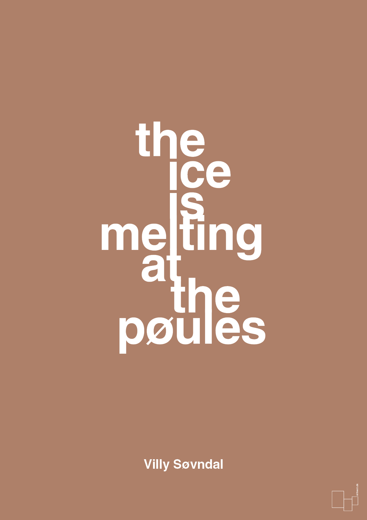 plakat: the ice is melting at the pøules - cider spice-Politikker-A1two3