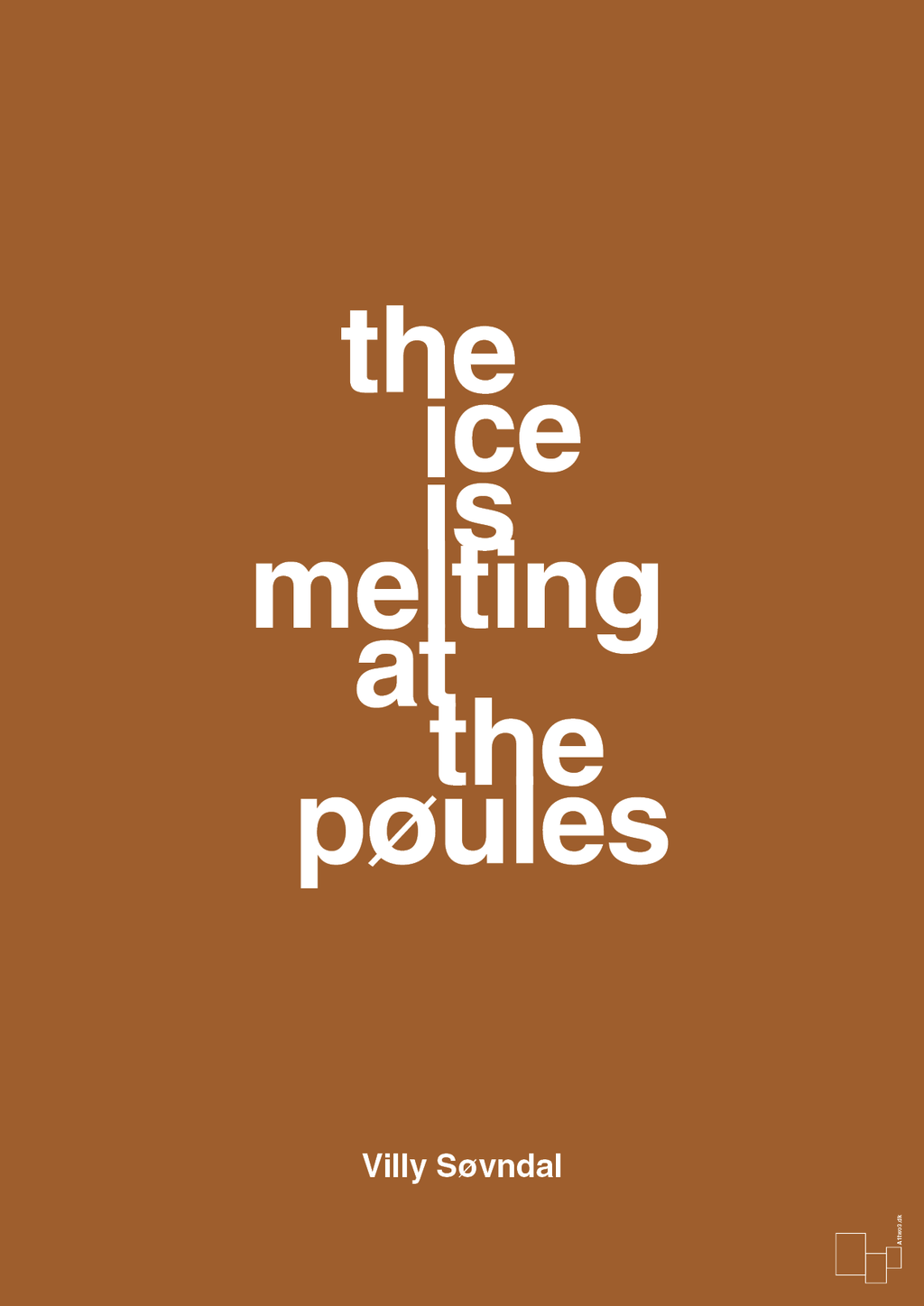 plakat: the ice is melting at the pøules - cognac-Politikker-A1two3