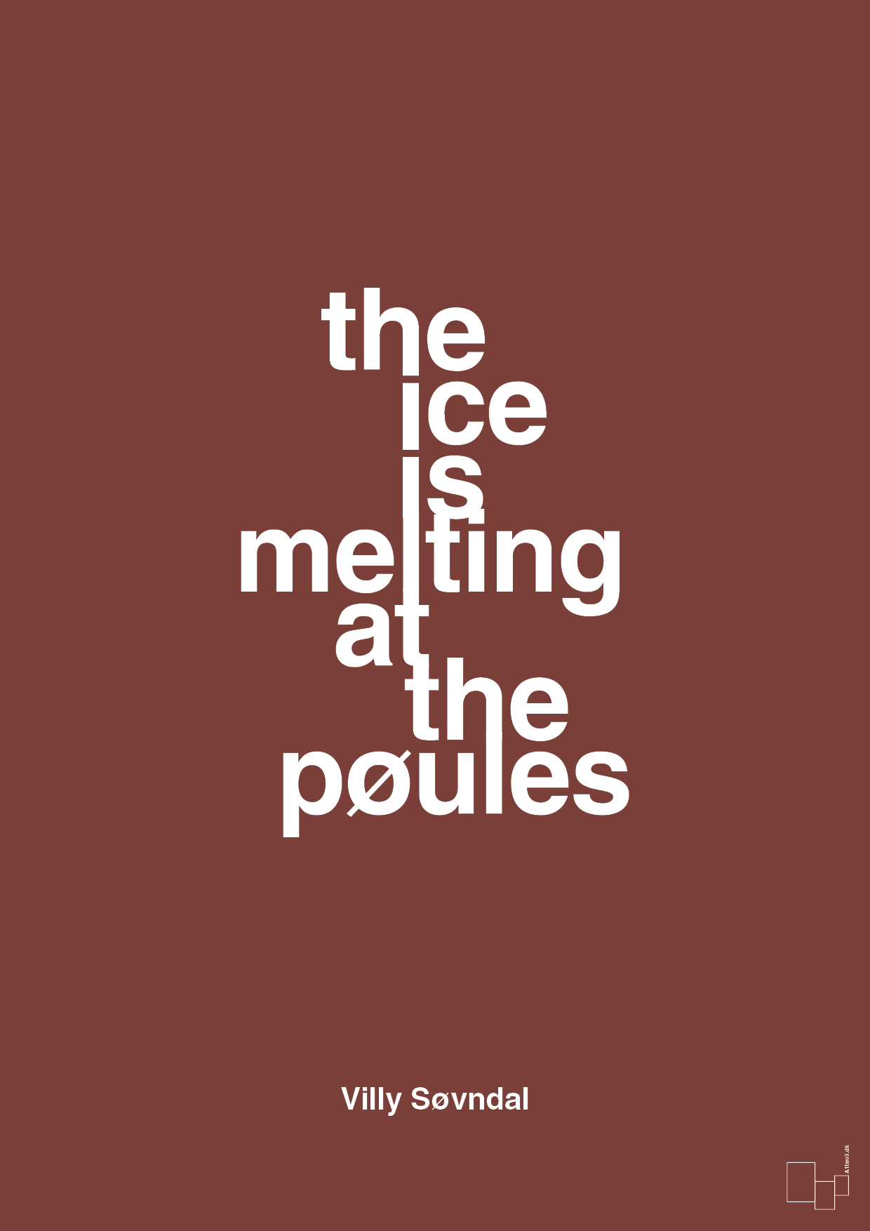 plakat: the ice is melting at the pøules - red pepper-Politikker-A1two3