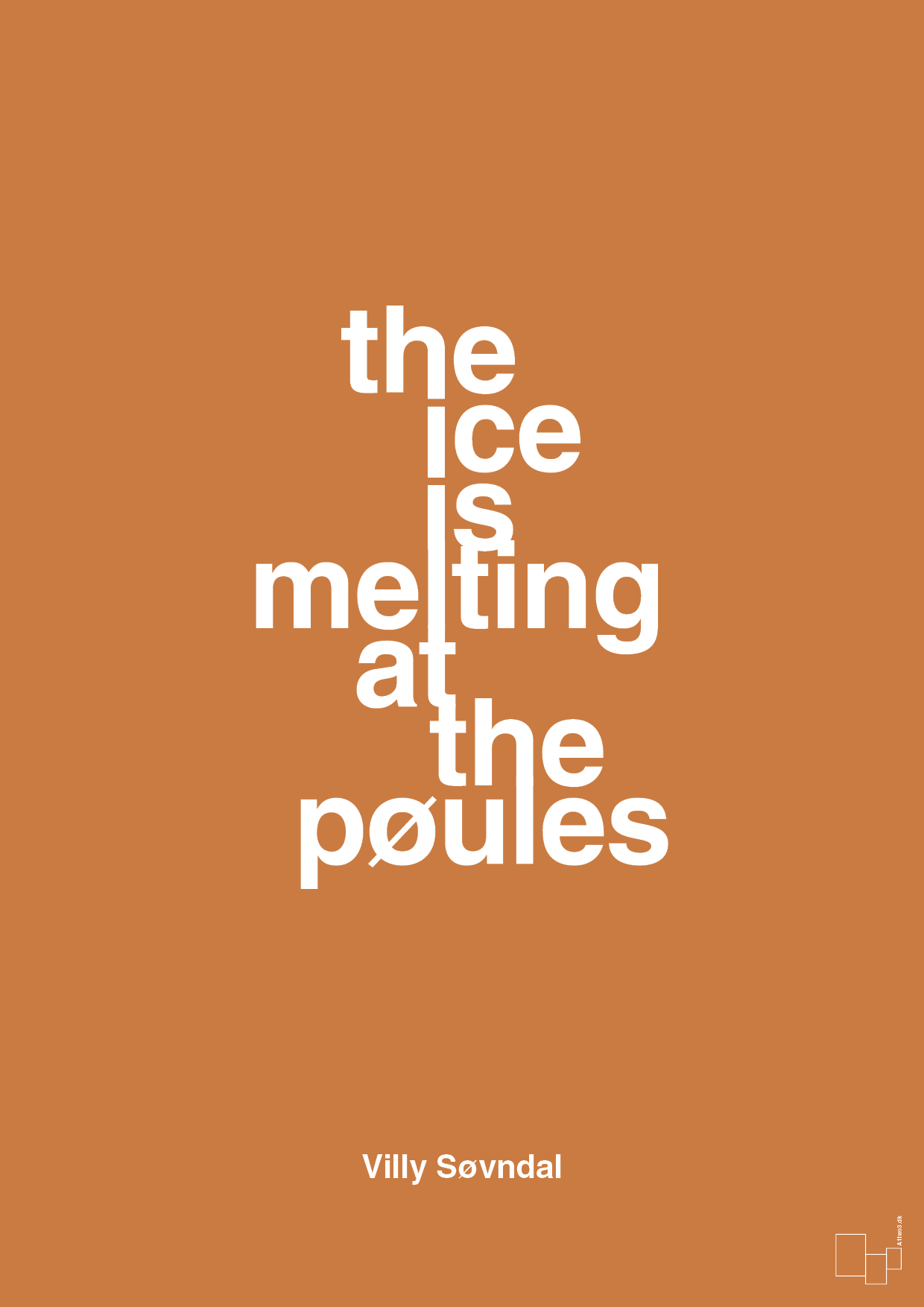 plakat: the ice is melting at the pøules - rumba orange-Politikker-A1two3