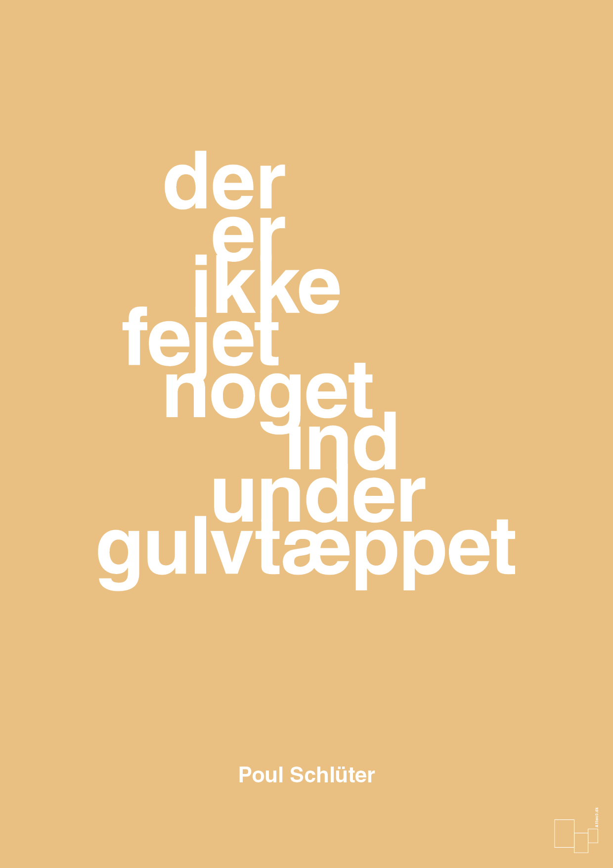 plakat: der er ikke fejet noget ind under gulvtæppet - charismatic-Politikker-A1two3