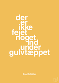 plakat: der er ikke fejet noget ind under gulvtæppet - honeycomb-Politikker-A1two3