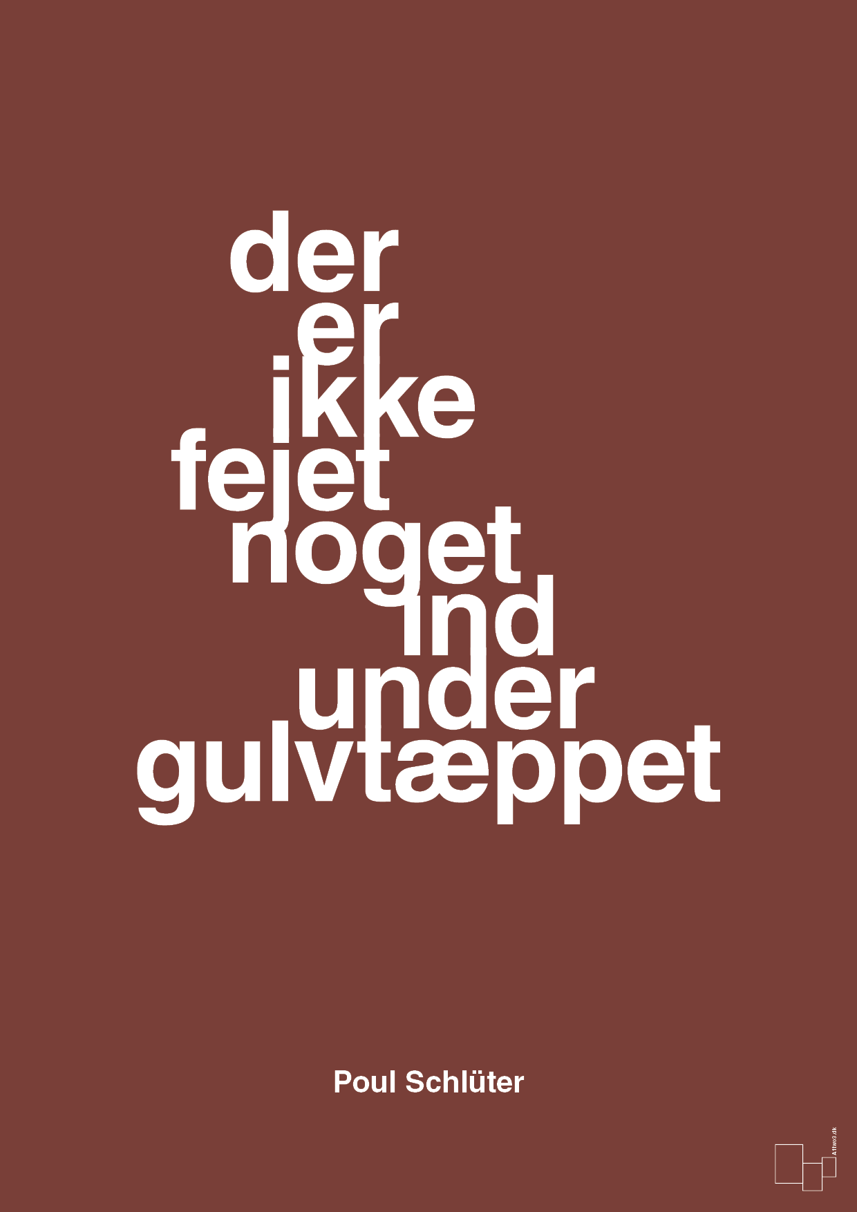 plakat: der er ikke fejet noget ind under gulvtæppet - red pepper-Politikker-A1two3
