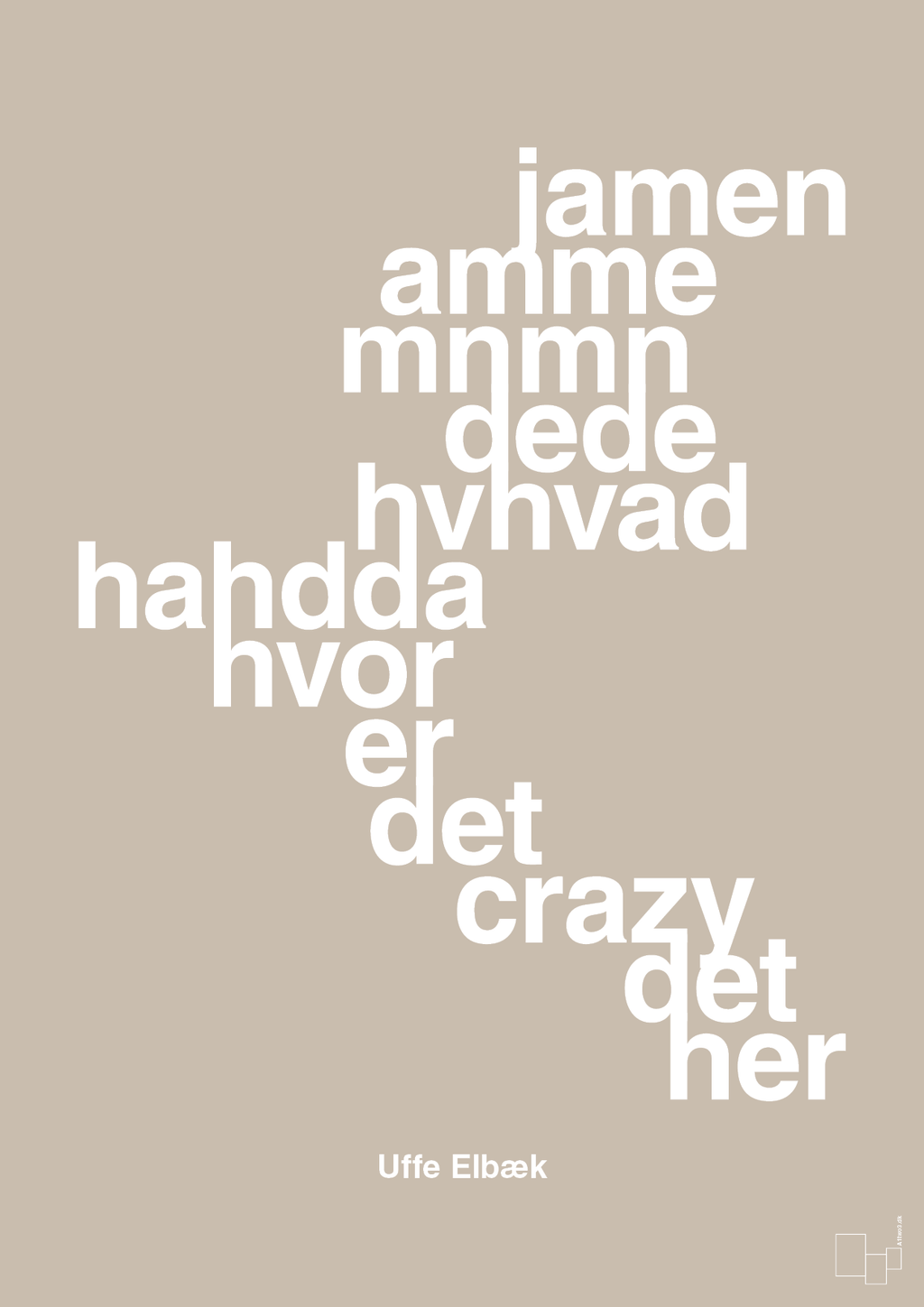 plakat: hvor er det crazy det her - creamy mushroom-Politikker-A1two3