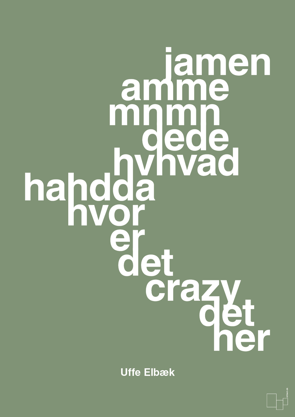 plakat: hvor er det crazy det her - jade-Politikker-A1two3