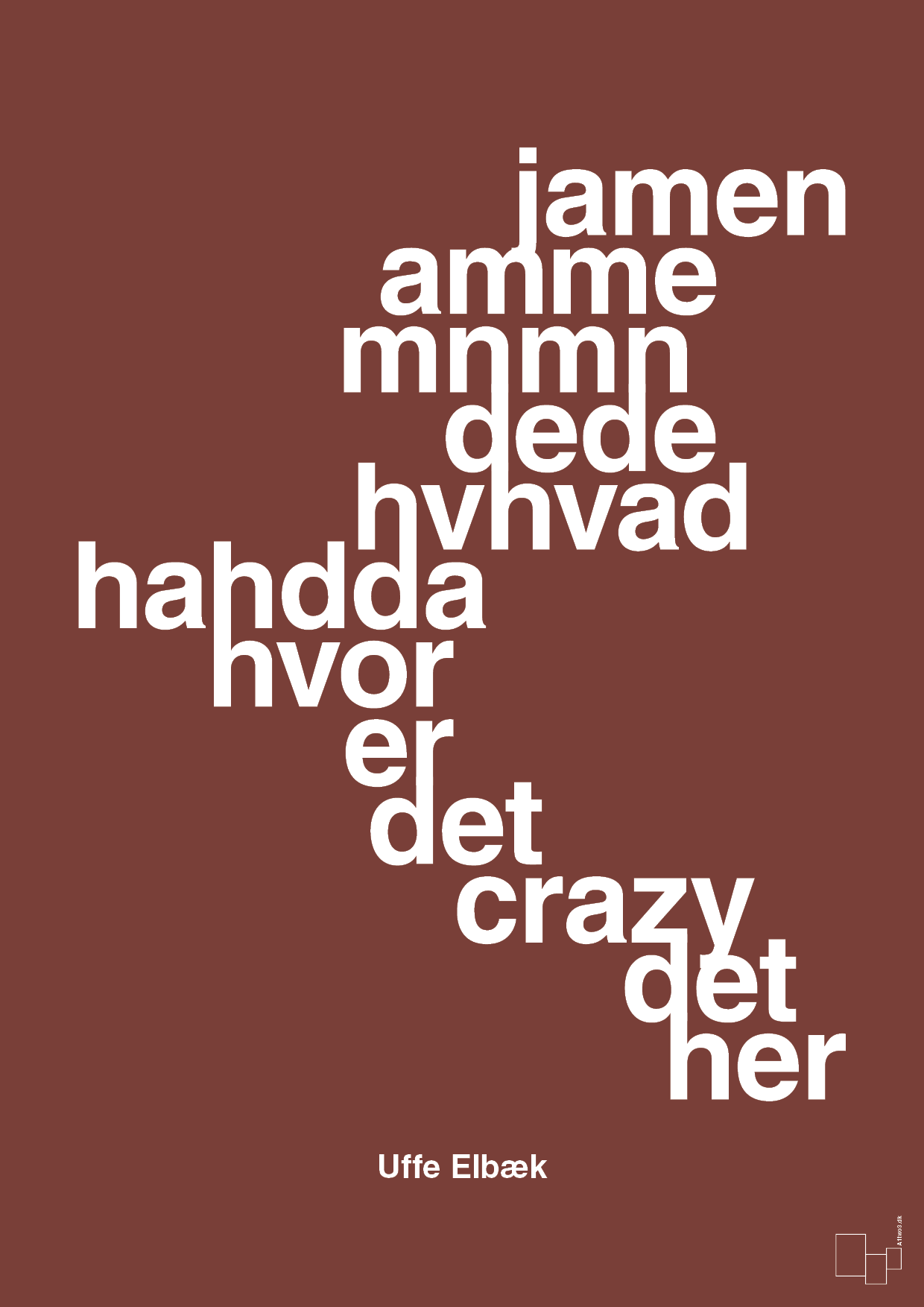 plakat: hvor er det crazy det her - red pepper-Politikker-A1two3
