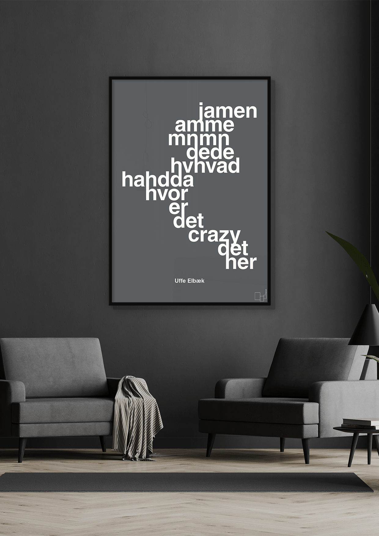 plakat: hvor er det crazy det her - honeycomb-Politikker-A1two3