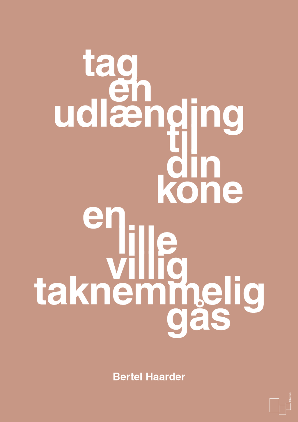 plakat: tag en udlænding som din kone - powder-Politikker-A1two3