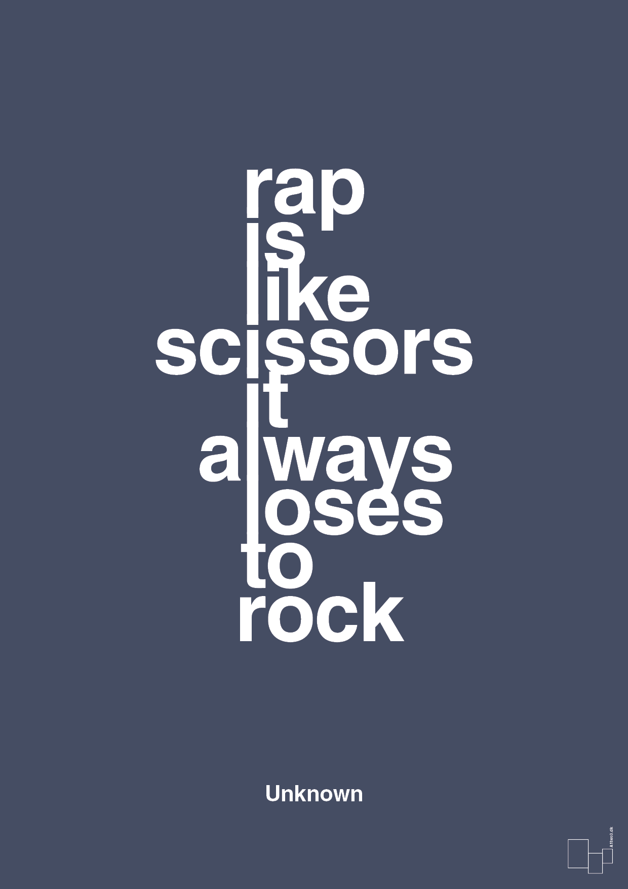 Rap is like scissors it always loses to rock - petrol-Unknown-A1two3