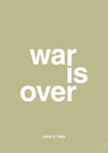 plakat: war is over - back to nature-Musiker-A1two3
