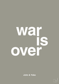 plakat: war is over - battleship gray-Musiker-A1two3