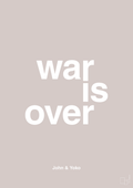 plakat: war is over - broken beige-Musiker-A1two3