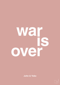 plakat: war is over - bubble shell-Musiker-A1two3