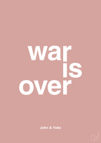 plakat: war is over - bubble shell-Musiker-A1two3