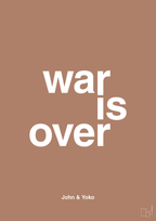 plakat: war is over - cider spice-Musiker-A1two3