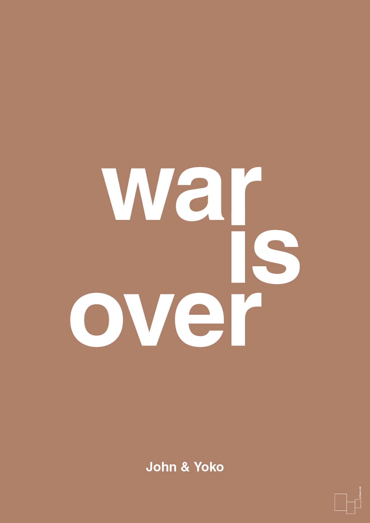 plakat: war is over - cider spice-Musiker-A1two3