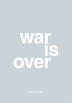 plakat: war is over - light drizzle-Musiker-A1two3