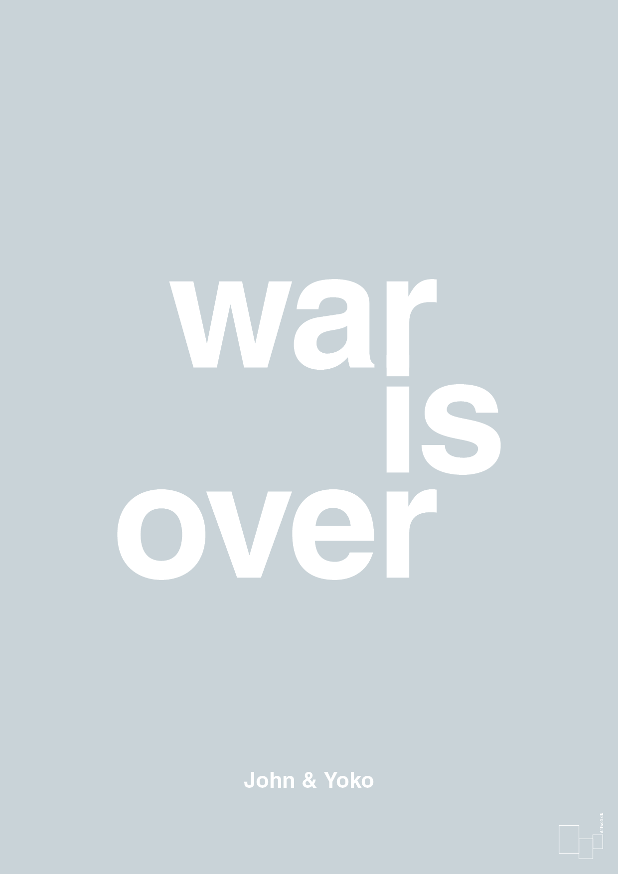plakat: war is over - light drizzle-Musiker-A1two3