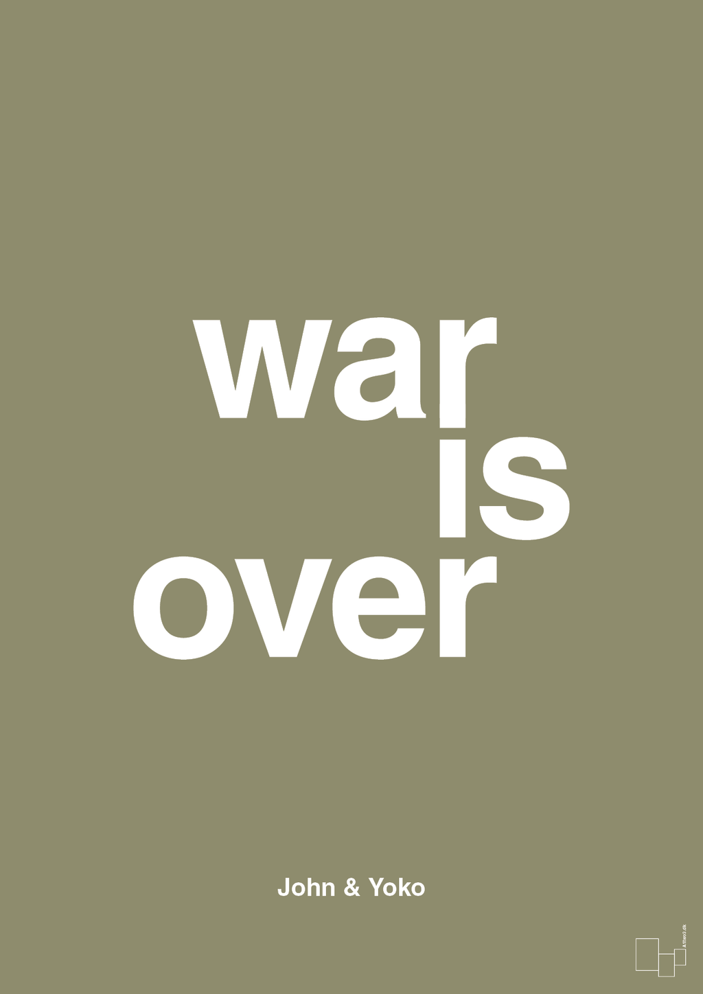 plakat: war is over - misty forrest-Musiker-A1two3