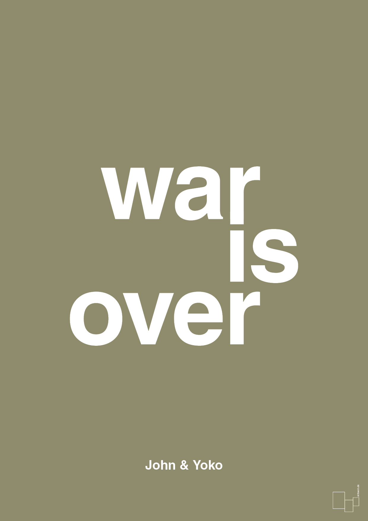 plakat: war is over - misty forrest-Musiker-A1two3
