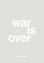 plakat: war is over - painters white-Musiker-A1two3