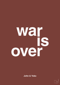 plakat: war is over - red pepper-Musiker-A1two3